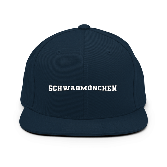 Personalisierbare Schwabmünchen Cap – Varsity4 Design – Dunkles Navy für Schwabmünchen