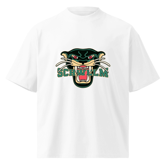 Personalisierbares Schwelm T-Shirt – Panther Design – Weiß für Schwelm