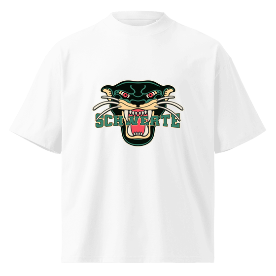 Personalisierbares Schwerte T-Shirt – Panther Design – Weiß für Schwerte