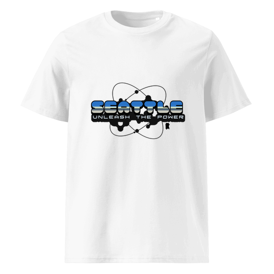 Seattle T-Shirt with Atom design (Weiß)