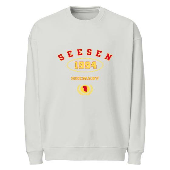 Personalisierbares Seesen Sweatshirt – University 1994 Design – Heather Grau für Seesen