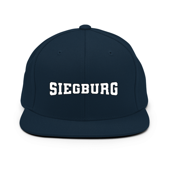 Personalisierbare Siegburg Cap – Varsity4 Design – Dunkles Navy für Siegburg