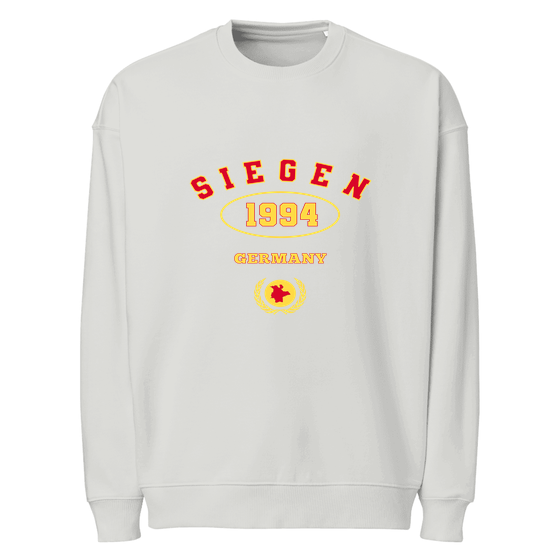 Personalisierbares Siegen Sweatshirt – University 1994 Design – Heather Grau für Siegen