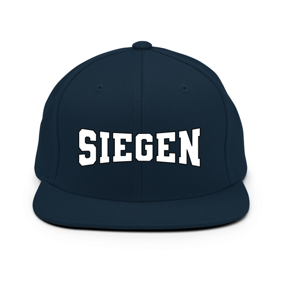 Siegen Cap mit Varsity4-Design (Dunkles Navy)