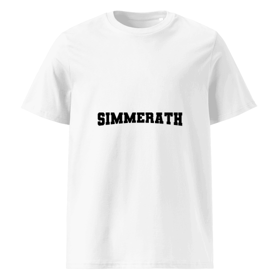 Personalisierbares Simmerath T-Shirt – Varsity17 Design – Weiß für Simmerath