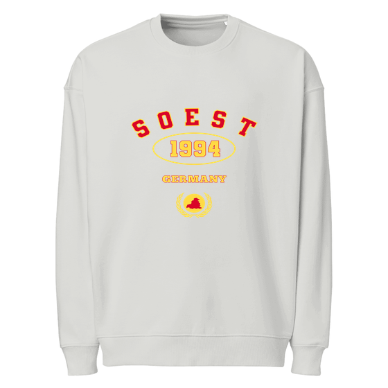 Personalisierbares Soest Sweatshirt – University 1994 Design – Heather Grau für Soest