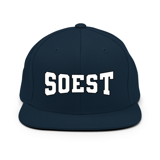 Soest Cap mit Varsity4-Design (Dunkles Navy)