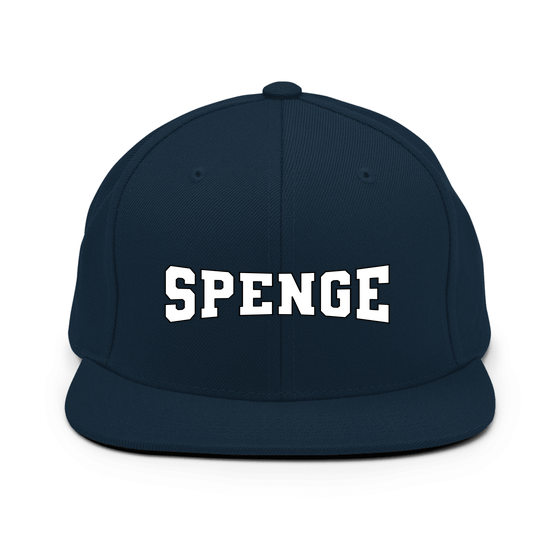 Personalisierbare Spenge Cap – Varsity4 Design – Dunkles Navy für Spenge