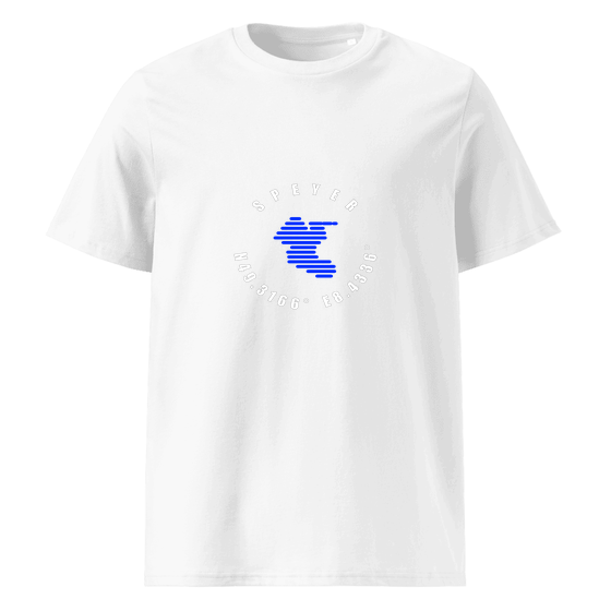 Personalisierbares Speyer T-Shirt – Minimal Coordinates Design – Weiß für Speyer
