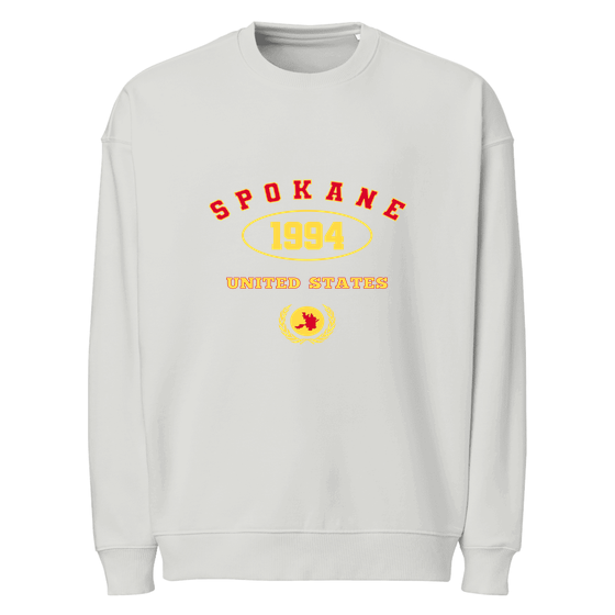Spokane Sweatshirt with University 1994 design (Heather Grau)