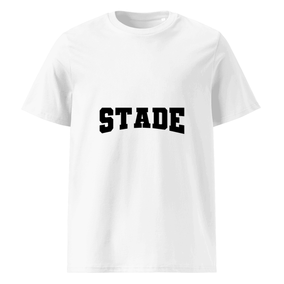 Personalisierbares Stade T-Shirt – Varsity17 Design – Weiß für Stade