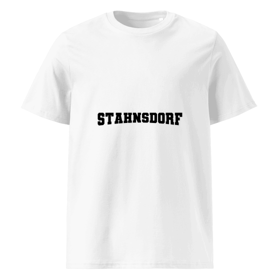 Personalisierbares Stahnsdorf T-Shirt – Varsity17 Design – Weiß für Stahnsdorf