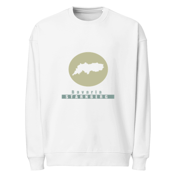 Personalisierbares Starnberg Sweatshirt – Minimal Moon Design – Weiß für Starnberg