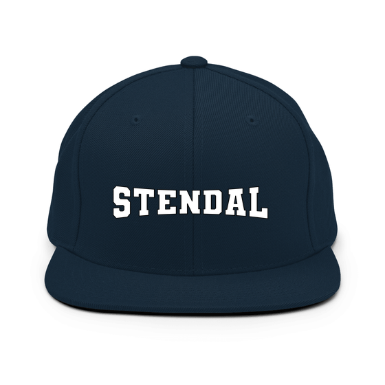 Personalisierbare Stendal Cap – Varsity4 Design – Dunkles Navy für Stendal