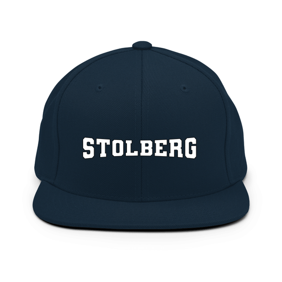 Personalisierbare Stolberg Cap – Varsity4 Design – Dunkles Navy für Stolberg