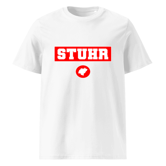 Personalisierbares Stuhr T-Shirt – Signal14 Design – Weiß für Stuhr