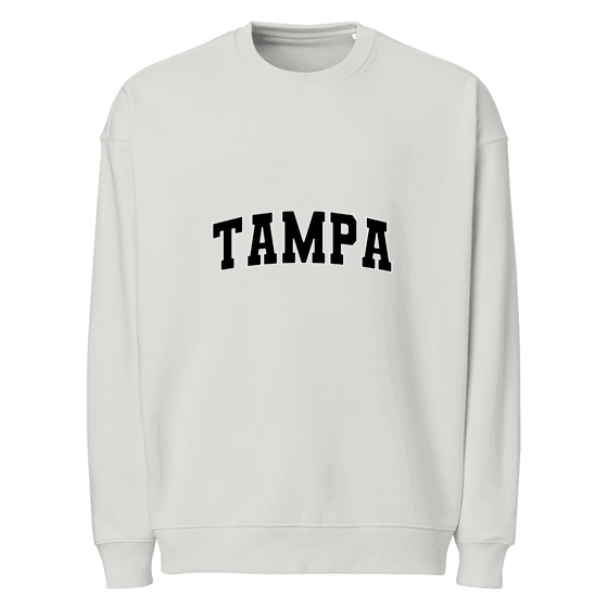 Tampa Sweatshirt with Varsity3 design (Heather Grau)