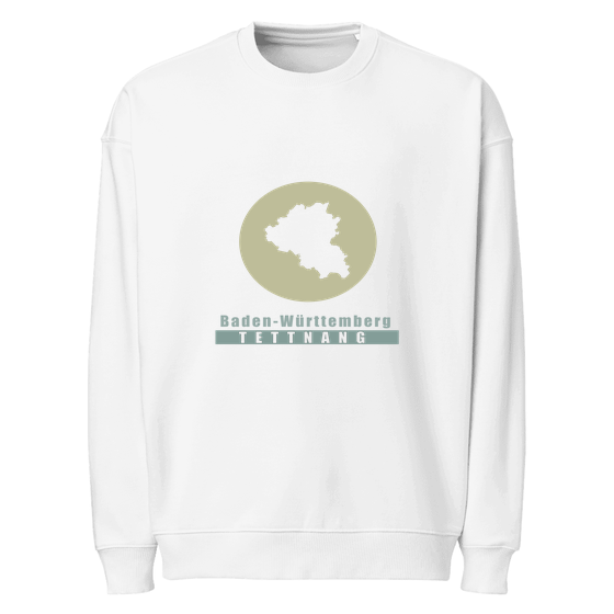 Personalisierbares Tettnang Sweatshirt – Minimal Moon Design – Weiß für Tettnang