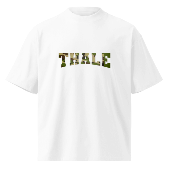 Personalisierbares Thale T-Shirt – Camouflage Design – Weiß für Thale
