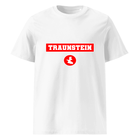 Personalisierbares Traunstein T-Shirt – Signal14 Design – Weiß für Traunstein