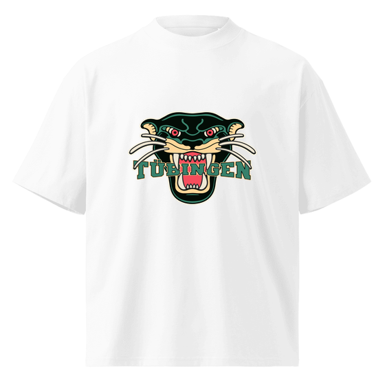 Personalisierbares Tübingen T-Shirt – Panther Design – Weiß für Tübingen