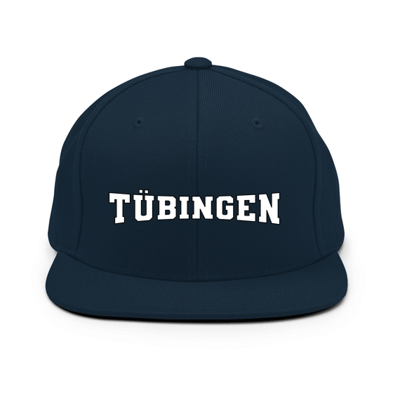 Tübingen Cap mit Varsity4-Design (Dunkles Navy)