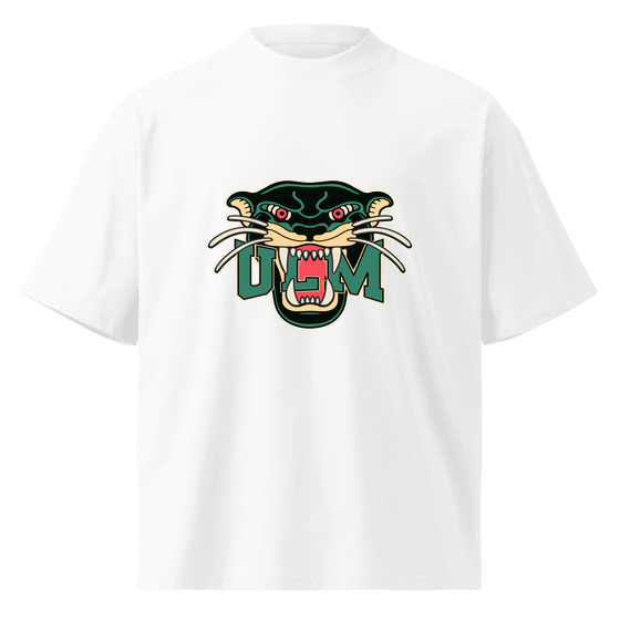 Personalisierbares Ulm T-Shirt – Panther Design – Weiß für Ulm