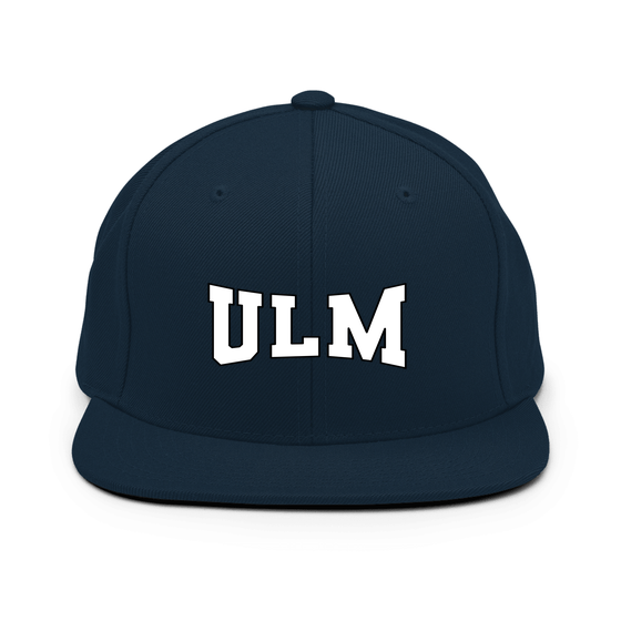 Personalisierbare Ulm Cap – Varsity4 Design – Dunkles Navy für Ulm