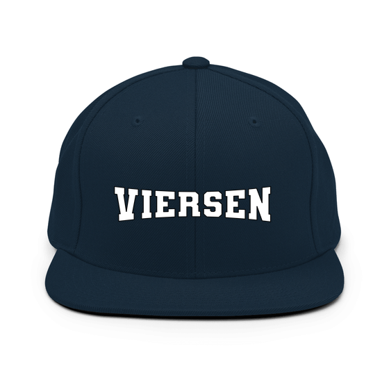 Personalisierbare Viersen Cap – Varsity4 Design – Dunkles Navy für Viersen