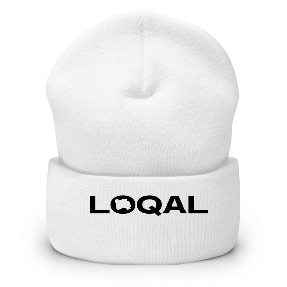 Personalisierbare Voerde Cap – Loqal Boundary Design – Weiß für Voerde