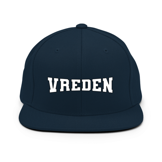Personalisierbare Vreden Cap – Varsity4 Design – Dunkles Navy für Vreden
