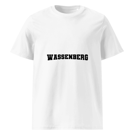 Personalisierbares Wassenberg T-Shirt – Varsity17 Design – Weiß für Wassenberg