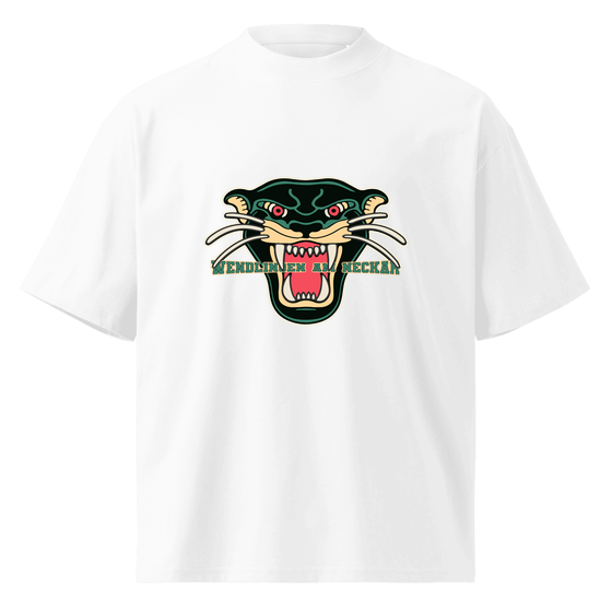 Personalisierbares Wendlingen am Neckar T-Shirt – Panther Design – Weiß für Wendlingen am Neckar