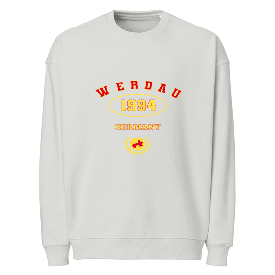 Personalisierbares Werdau Sweatshirt – University 1994 Design – Heather Grau für Werdau
