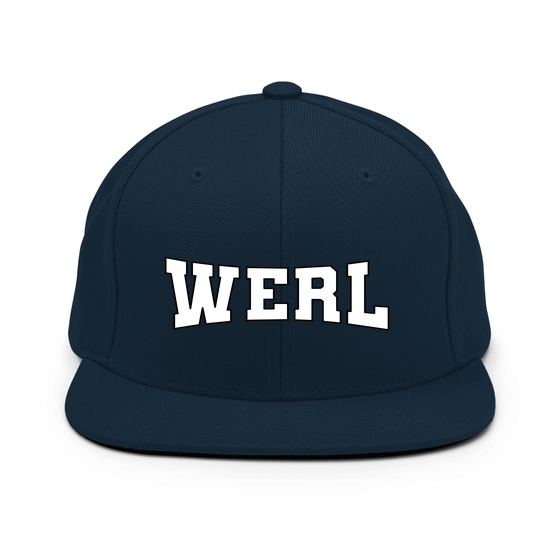 Personalisierbare Werl Cap – Varsity4 Design – Dunkles Navy für Werl