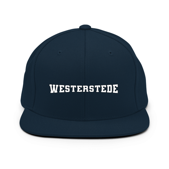 Personalisierbare Westerstede Cap – Varsity4 Design – Dunkles Navy für Westerstede