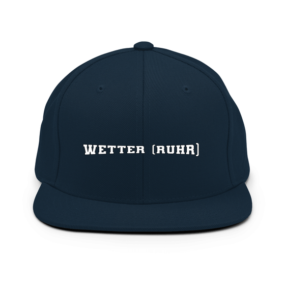 Personalisierbare Wetter (Ruhr) Cap – Varsity4 Design – Dunkles Navy für Wetter (Ruhr)