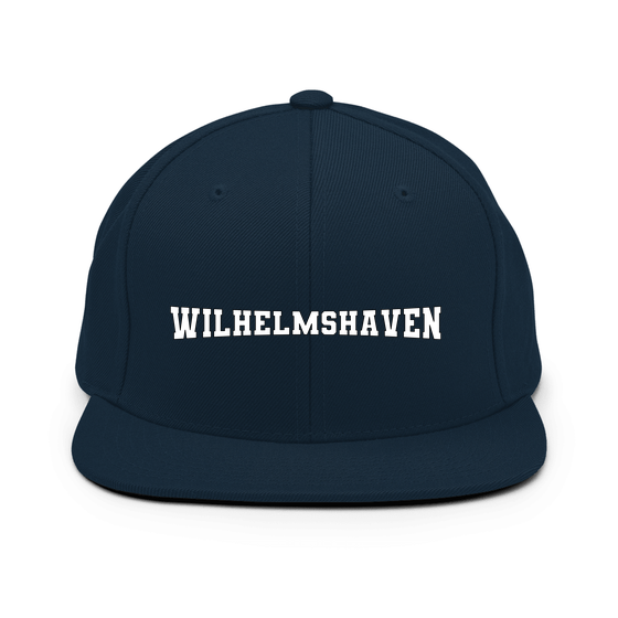 Wilhelmshaven Cap mit Varsity4-Design (Dunkles Navy)