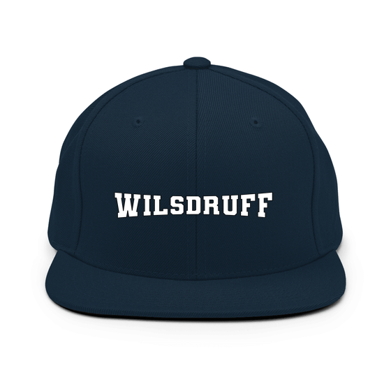 Personalisierbare Wilsdruff Cap – Varsity4 Design – Dunkles Navy für Wilsdruff