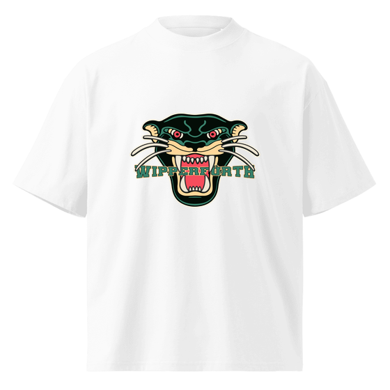 Personalisierbares Wipperfürth T-Shirt – Panther Design – Weiß für Wipperfürth