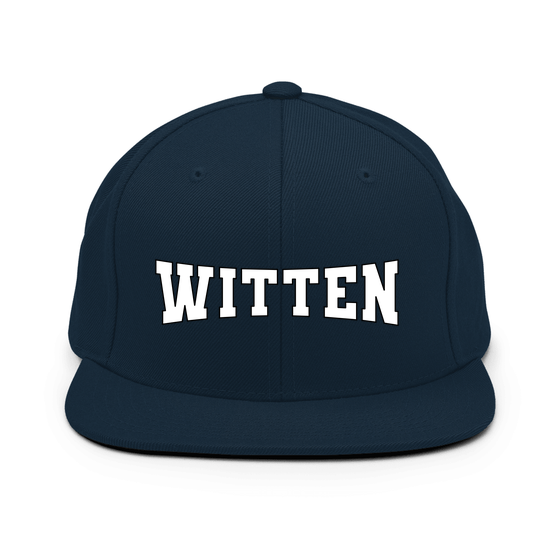 Witten Cap mit Varsity4-Design (Dunkles Navy)