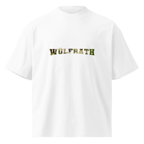 Personalisierbares Wülfrath T-Shirt – Camouflage Design – Weiß für Wülfrath