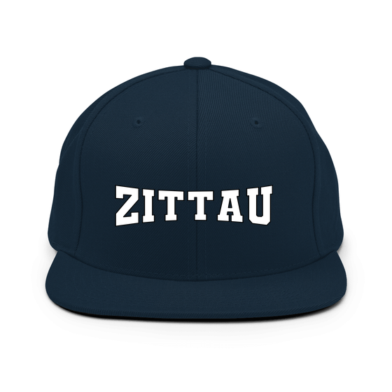 Personalisierbare Zittau Cap – Varsity4 Design – Dunkles Navy für Zittau