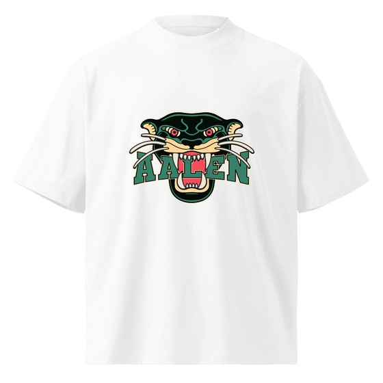 Aalen T-Shirt mit Panther-Design (Weiß) – Produktansicht