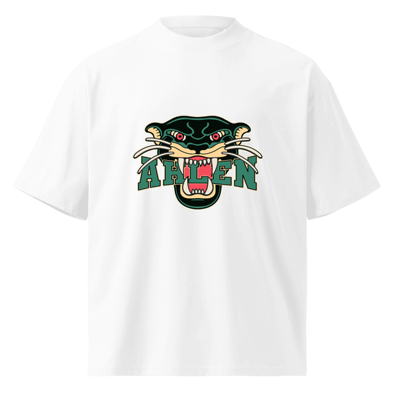 Ahlen T-Shirt mit Panther-Design (Weiß) – Produktansicht