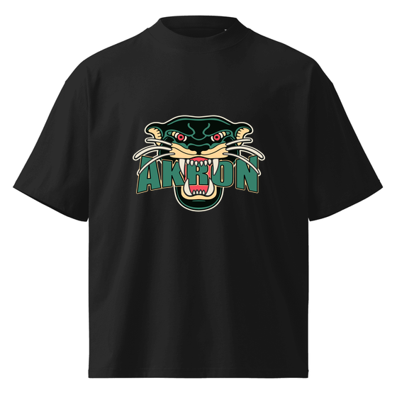 Akron T-Shirt with Panther design (Black)