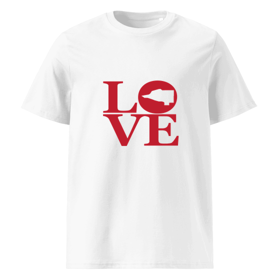 Anchorage T-Shirt with Love design (White)