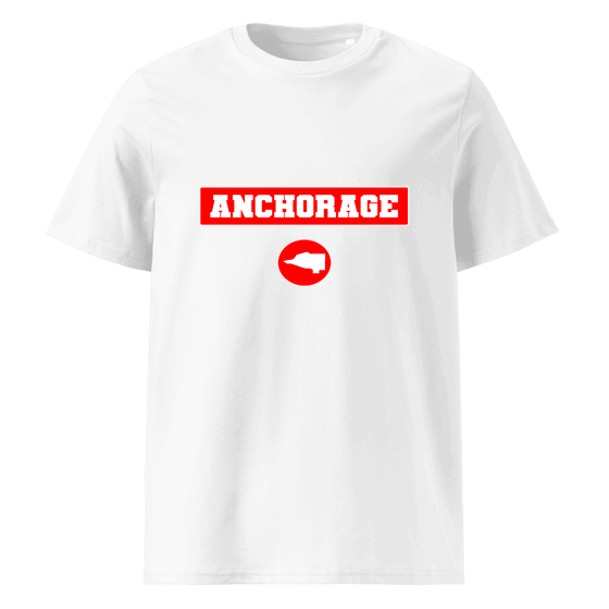 Anchorage T-Shirt with Signal14 design (White) – Produktansicht