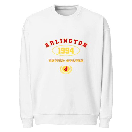 Arlington Sweatshirt with University 1994 design (White)