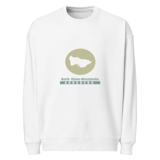 Arnsberg Sweatshirt mit Minimal Moon-Design (Weiß)